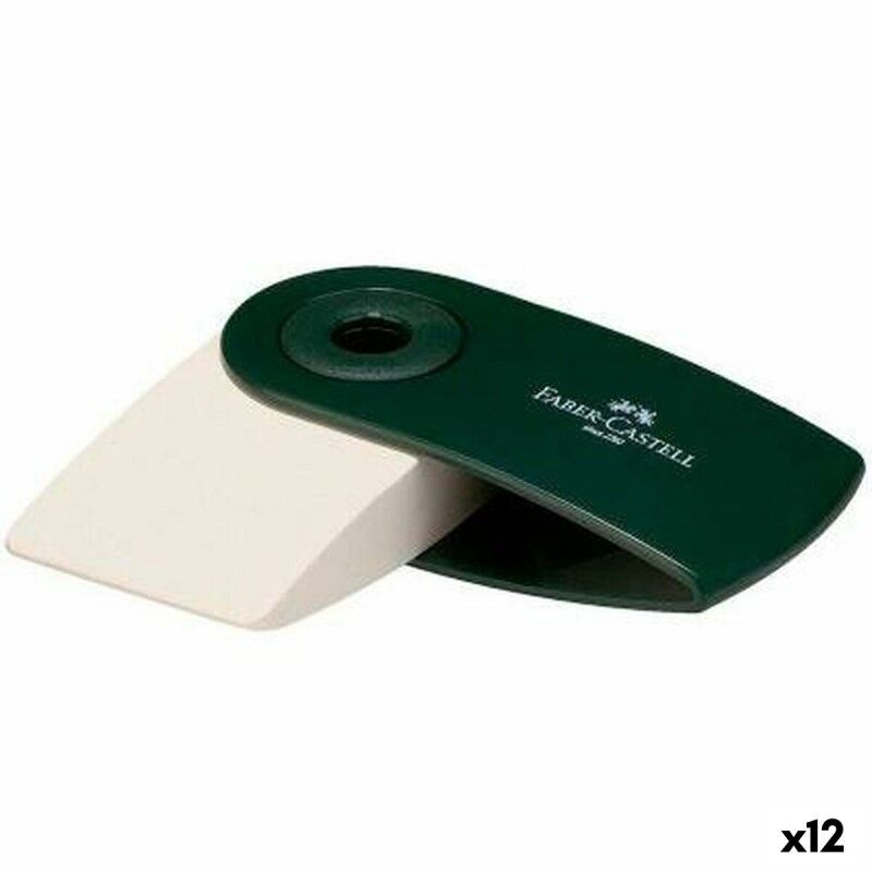 Faber-Castell|Borracha Faber-Castell Sleeve Mini Capa Verde (12 Unidades) Faber-Castell|Borracha Faber-Castell Sleeve Mini Capa Verde (12 Unidades)