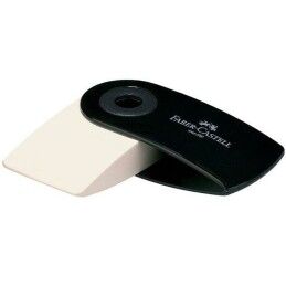Faber-Castell|Borracha Faber-Castell Sleeve Mini Capa Preto (24 Unidades)
