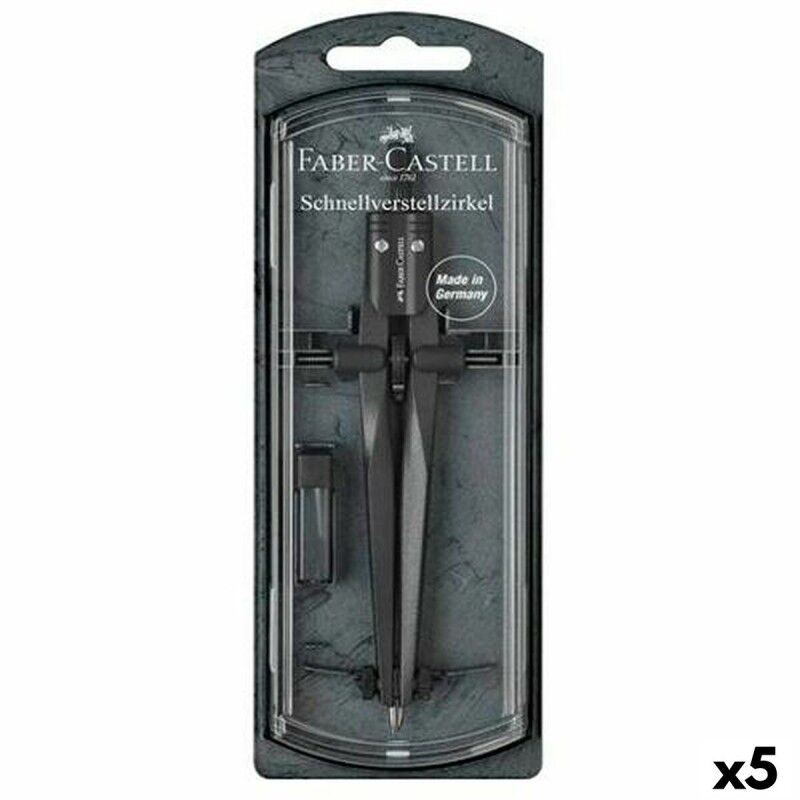 Faber-Castell|Agulha Faber-Castell Preto (5 Unidades) Faber-Castell|Agulha Faber-Castell Preto (5 Unidades)