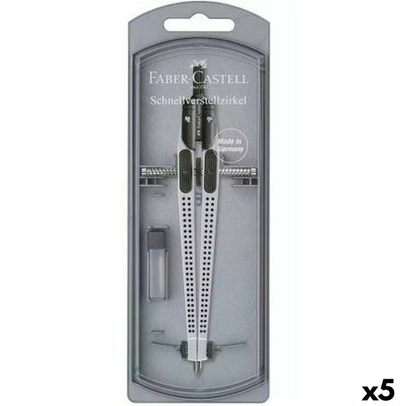Faber-Castell|Agulha Faber-Castell Prateado articulado (5 Unidades) Faber-Castell|Agulha Faber-Castell Prateado articulado (5 Unidades)
