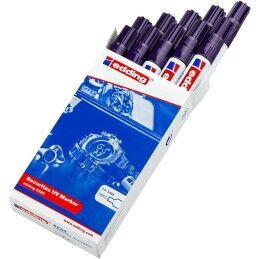 Edding|Rotulador permanente Edding Reativo à luz ultravioleta (10 Unidades)