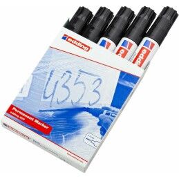 Edding|Rotulador permanente Edding 800 Preto (5 Unidades)
