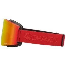 Dragon Alliance|Óculos de esqui  Snowboard Dragon Alliance R1 Otg Vermelho