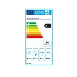 Balay|Extrator Convencional Balay 3BC067EX 60 cm 730 m³/h 255W A