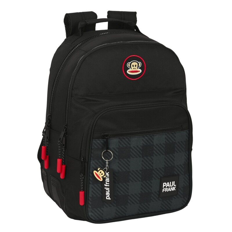 Paul Frank|Mochila Escolar Paul Frank Campers Preto (32 x 42 x 15 cm) Paul Frank|Mochila Escolar Paul Frank Campers Preto (32 x 42 x 15 cm)