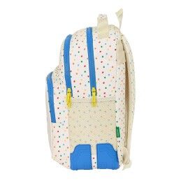 Benetton|Mochila Escolar Benetton Topitos 32 x 42 x 15 cm