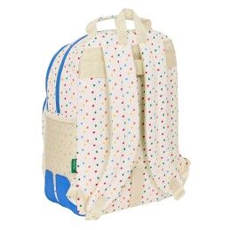 Benetton|Mochila Escolar Benetton Topitos 32 x 42 x 15 cm