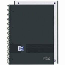 Oxford|Caderno Oxford European Book Write&Erase Preto A4 80 Folhas (5 Unidades)
