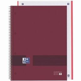 Oxford|Caderno Oxford European Book Write&Erase Castanho-avermelhado A4 A4+ 80 Folhas (5 Unidades)