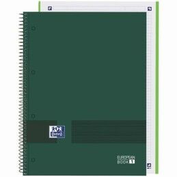 Oxford|Caderno Oxford European Book Write&Erase Verde militar A4 80 Folhas (5 Unidades)