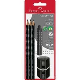 Faber-Castell|Conjunto de Lápis Faber-Castell Preto (5 Unidades) (10 Unidades)