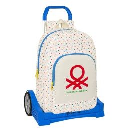 BlackFit8|Mochila Escolar com Rodas 905 BlackFit8 M313G Turquesa (32 x 42 x 15 cm)