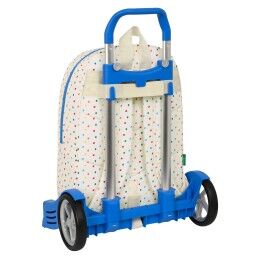 Benetton|Mochila Escolar com Rodas Benetton Topitos (30 x 46 x 14 cm)