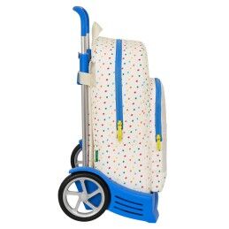 Benetton|Mochila Escolar com Rodas Benetton Topitos (30 x 46 x 14 cm)