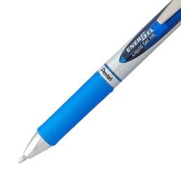 Pentel|Esferográfica de gel Pentel Energel XM Klick 0.7 Azul 12 Peças