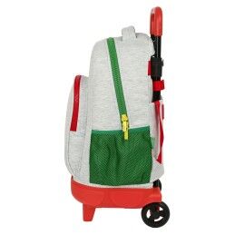 Benetton|Mochila Escolar com Rodas Benetton Pop Cinzento (33 x 45 x 22 cm)