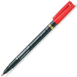 Staedtler|Rotulador permanente Staedtler Lumocolor Vermelho 10 Unidades