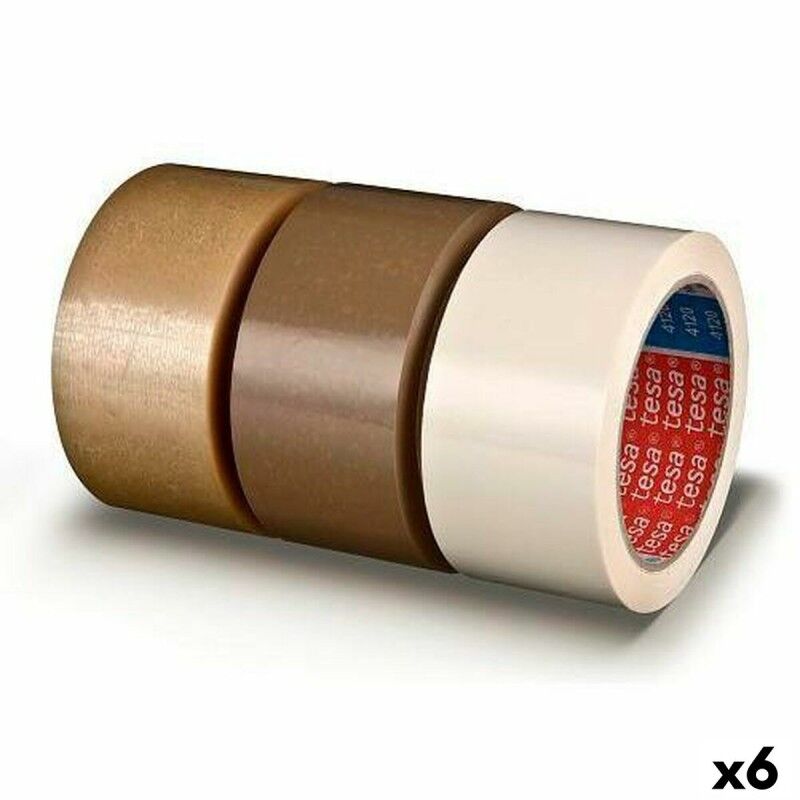 TESA|Fita Adesiva TESA STANDARD Embalagem Transparente PVC 50 mm x 66 m (6 Unidades)