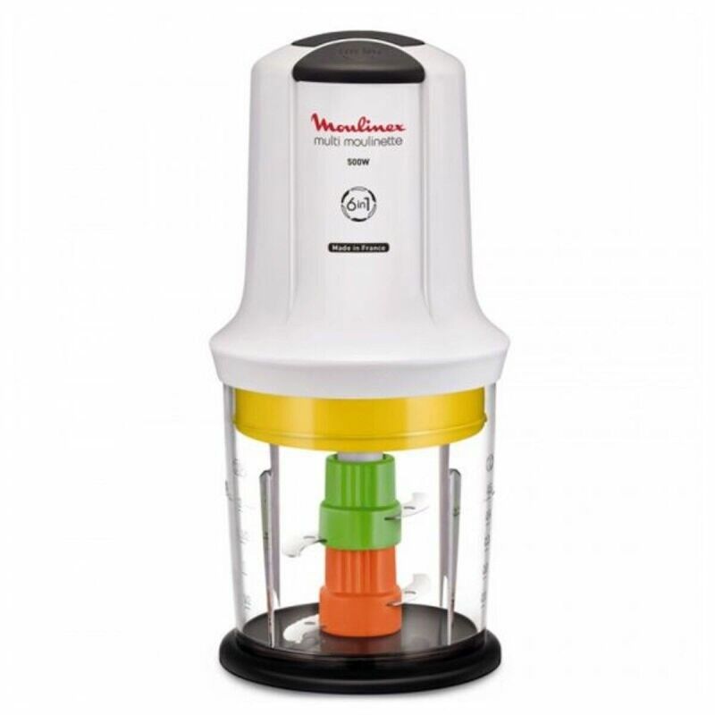 Moulinex|Picadora Moulinex AT723110 0,5 L 500W Branco Moulinex|Picadora Moulinex AT723110 0,5 L 500W Branco