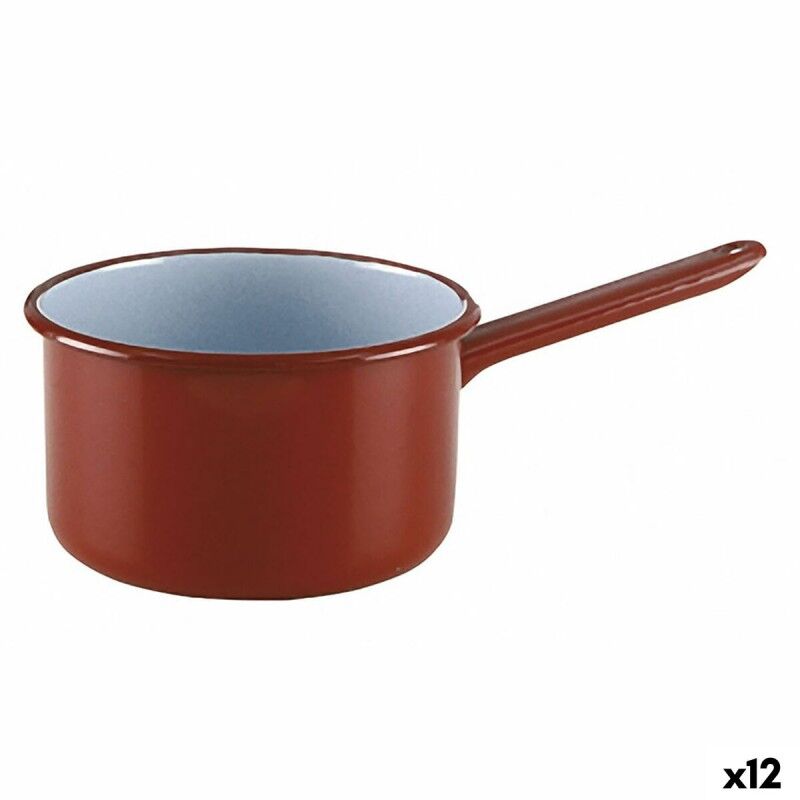 Quid|Caçarola Quid Clasico Esmalte Grená Metal Aço Ø 14 cm (12 Unidades) Quid|Caçarola Quid Clasico Esmalte Grená Metal Aço Ø 14 cm (12 Unidades)