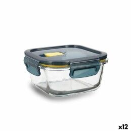 Quttin|Lancheira Hermética Quttin Retangular 1,5 L 23 x 17,5 x 7,6 cm (6 Unidades)