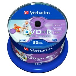 DVD-R Verbatim 50 Unidades 4,7 GB 16x (50 Unidades)