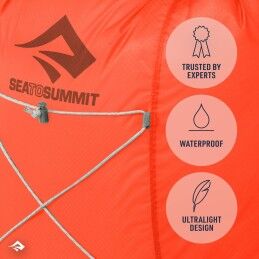 Sea to Summit|Mochila de montanha Sea to Summit Ultra-Sil Dry Day Pack Azul Prateado 22 L