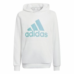 Polar com Capuz Criança Adidas Azul Branco