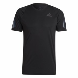 Camisola de Manga Curta Homem Adidas Run Icon Preto