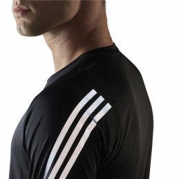 Camisola de Manga Curta Homem Adidas Run Icon Preto