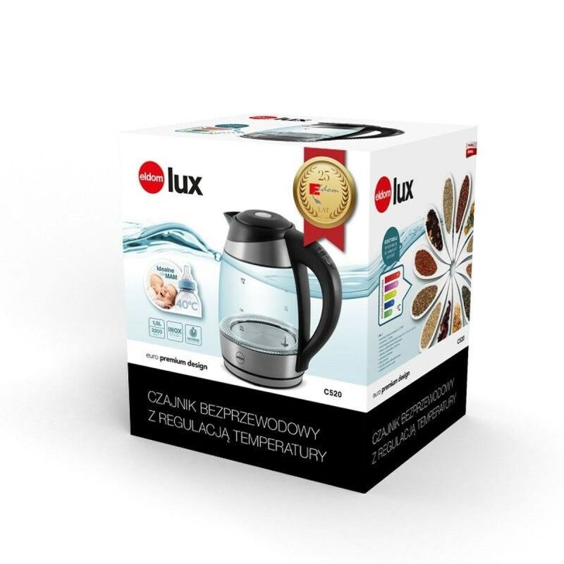 Eldom|Chaleira Eldom C520 Cristal 2200 W 1,7 L Eldom|Chaleira Eldom C520 Cristal 2200 W 1,7 L