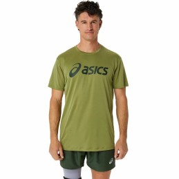 Camisola de Manga Curta Homem Asics Core Top Verde militar