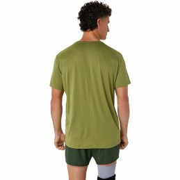 Camisola de Manga Curta Homem Asics Core Top Verde militar