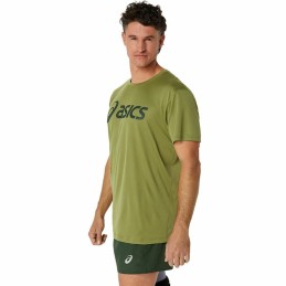 Camisola de Manga Curta Homem Asics Core Top Verde militar