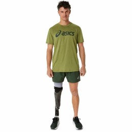 Camisola de Manga Curta Homem Asics Core Top Verde militar