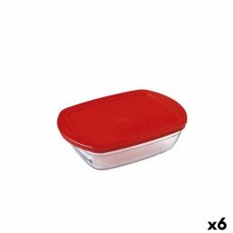 Quttin|Lancheira Hermética Quttin Retangular 1,5 L 23 x 17,5 x 7,6 cm (6 Unidades)