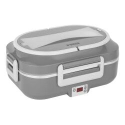 MasterChef|Lancheira Hermética MasterChef Cinzento Transparente Quadrado 1,1 L (6 Unidades)