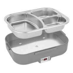 N'oveen|Lancheira Elétrica N'oveen LB640 Cinzento escuro Aço inoxidável 24 x 11 x 18,5 cm