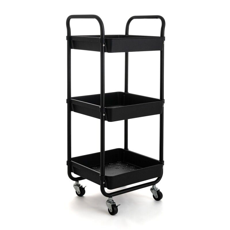 Quid|Carrinho de Vegetais Quid Apolo Preto Metal 34,5 x 29,5 x 77 cm Quid|Carrinho de Vegetais Quid Apolo Preto Metal 34,5 x 29,5 x 77 cm