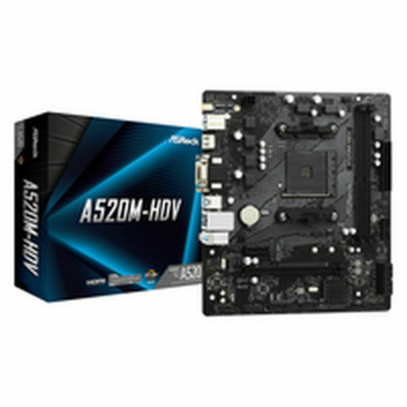 Placa Mãe ASRock A520M-HDV AMD AM4 AMD