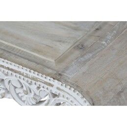 DKD Home Decor|Mesa de apoio DKD Home Decor Branco Madeira de mangueira 89 x 63,5 x 25,4 cm
