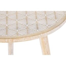 DKD Home Decor|Mesa de apoio DKD Home Decor Castanho Madeira de mangueira (50,5 x 50,5 x 47,5 cm)