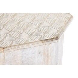 DKD Home Decor|Mesa de apoio DKD Home Decor 49 x 49 x 53,5 cm Castanho Branco Madeira de mangueira
