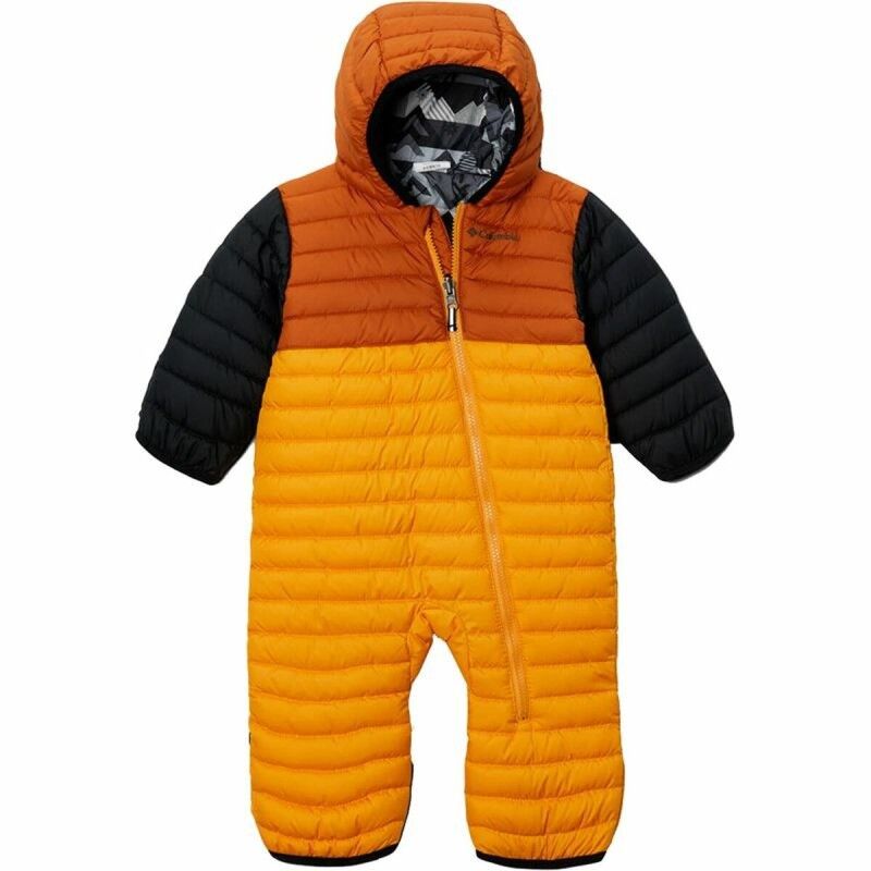 Columbia|Macacão infantil Columbia Powder Lite Reversible Laranja