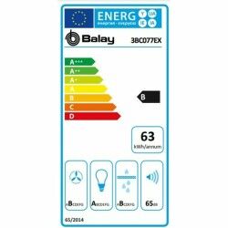 Balay|Extrator Convencional Balay 3BC077EX 75 cm 720 m3/h 65 dB 255W Aço