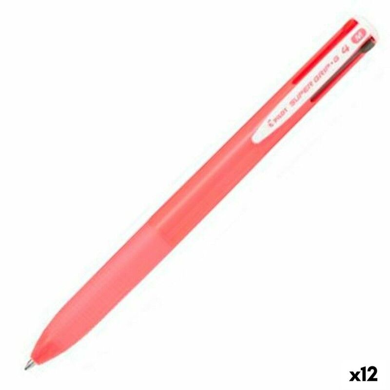 Pilot|Caneta Pilot Supergrip G4 Rosa Claro 0,4 mm (12 Unidades)