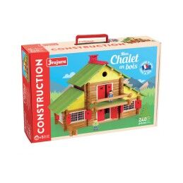 Jeujura|Blocos de Construção Jeujura My Wooden Chalet 8005 240 Peças