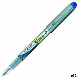 Bic|Caneta Bic Shine Silver Branco Cor de Rosa (12 Peças)