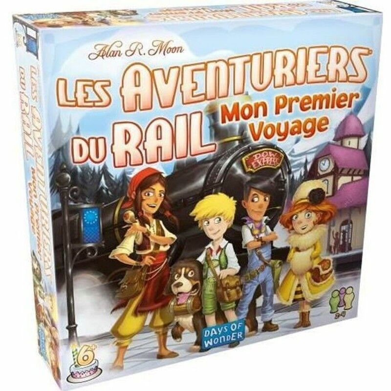 Asmodee|Jogo de Mesa Asmodee Rail Adventurers : My First Voyage (FR) Preto Azul Branco Verde Asmodee|Jogo de Mesa Asmodee Rail Adventurers : My First Voyage (FR) Preto Azul Branco Verde