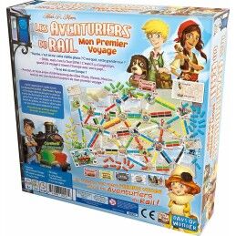 Asmodee|Jogo de Mesa Asmodee Rail Adventurers : My First Voyage (FR) Preto Azul Branco Verde
